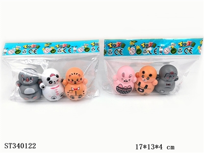 Cartoon doll animal return cart (3 pieces) - ST340122