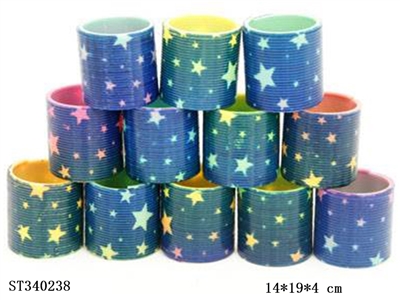 12 PRINTED FIVE STARS RAINBOW SPRING - ST340238