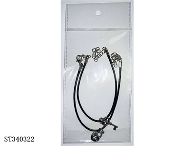 COUPLE BRACELET DECORATION(CAN ADJUST THE LENGTH,2PCS/BAG) - ST340322
