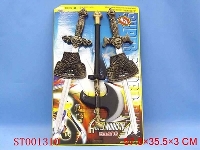 ST001310 - double swords ,snake axe and wristers