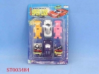 ST003484 - SELF-ASSEMBLE PULL-BACK RACER
