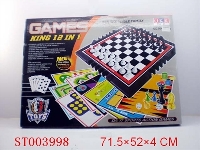 ST003998 - 12合1游戏大正方形台