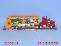 ST005444 - 惯性拖头子母车+2只实色车仔