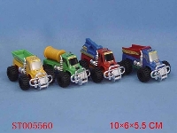 ST005560 - sliding constructing car(4 styles assorted)