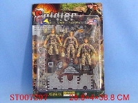 ST007297 - COLOR PAINTED SOLDIERS(2 ASSORT)