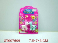 ST007609 - PORCELAIN CARTOON HORSE (MULTICOLORS ASSORTED)