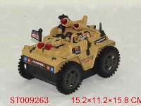 ST009263 - SONIC TUMBLE MILITARY CAR