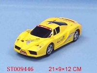 ST009446 - B/O 4 LIGHT FREE WAY CAR (ENGLISH SONG)