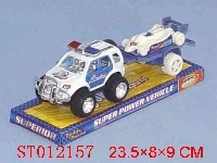 ST012157 - 惯性警车拖车(黑、白)