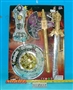 ST054666 - 电镀武器组合(圆盾+手+斧头+小剑)