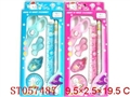 ST057487 - scisors+ eraser + sharpener + color pencil + ruler+stamper