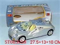 ST063938 - OPEN DOOR B/O CAR WITH LIGHT AND ENGLISH MUSIC
