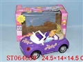 ST064650 - B/O BARBIE CAR，W/MUSIC，LIGHT