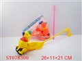 ST078300 - HAND-BUNT PARROT（3 COLORS ASSORTED）