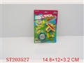 ST203527 - WINDING UP SPINNING TOP WITH MUSIC,LIGHT( 8 STYLES ASSORTED)