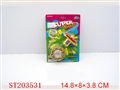 ST203531 - METALIZED WINDING UP SPINNING TOP WITH MUSIC（8 STYLES ASSOR