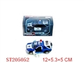 ST205052 - PULL-BACK CROSS-COUNTRY POLICE DIE-CAST CAR