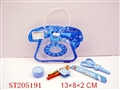 ST205191 - scisors+  sharpener + 2 color pencils + ruler