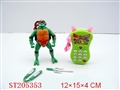 ST205353 - MOBILEPHONE MUSIC W/BATTERY CLEVERTORTOISE