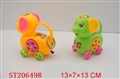 ST206498 - PULL LINE PIG（3 COLORS ASSORTED）