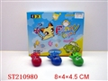 ST210980 - PULL LINE FISH（12PCS 3 COLORS ASSORTED)