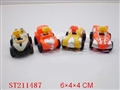 ST211487 - PRESSURED CARTOON CAR （4 STYLES ASSORTED）