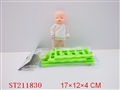 ST211830 - DOLL BED & CLOTHES(3 COLORS ASSORTED)