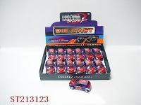 ST213123 - PULL-BACK METAL CAR WITH SPIDER MAN (12PCS)
