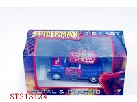 ST213134 - PULL-BACK METAL CAR WITH SPIDER MAN