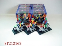 ST213163 - METAL MOTORCYCLE WITH IC + MAN (6PCS)