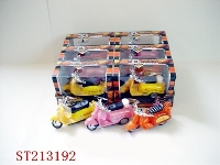ST213192 - METAL MOTORCYCLE (6PCS)