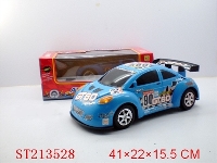 ST213528 - BUMP & GO B/O CAR WITH LIGHT AND MUSIC (RED,GREEN,BLUE)