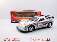 ST213532 - BUMP & GO B/O CAR WITH LIGHT AND MUSIC (SLIVER,RED,BLACK)