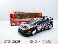ST213536 - BUMP & GO B/O CAR WITH LIGHT AND MUSIC(BLACK,SILIVER,RED)