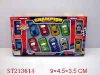 ST213614 - PULL-BACK CAR（6 STYLES 6 COLORS ASSORTED）