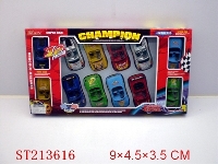 ST213616 - PULL-BACK CAR（6 STYLES 6 COLORS ASSORTED）