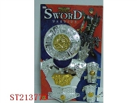 ST213773 - PLATED PLASTROD ，SWORD,SHIELD AND CUFFS