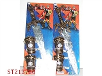 ST213780 - BRONZE-COLOURED SWORD AND CUFFS