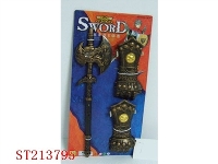 ST213795 - BRONZE-COLOURED AX AND ARMGUARDS