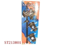 ST213801 - BRONZE-COLOURED AX AND CUFFS
