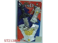 ST213806 - PLATED SWORD ,PLASTRON AND PLATED HAND