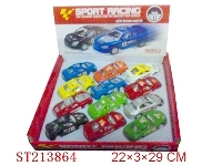 ST213864 - PULL-BACK CAR(12 PCS IN 1 COLOR BOX )