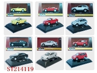 ST214119 - DIE-CAST CAR(6 STYLES ASST)