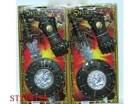 ST214126 - BRONZE-COLOURED SWORD SET