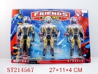 ST214567 - SPIDER MAN WITH LIGHT (3 PCS)