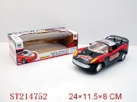 ST214752 - B/O UNIVERSAL CAR WITH LIGHT (WITHOUT BATTERY ，RED，BLACK， BLUE)