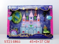 ST214865 - CASTLE WITH LIGHT AND MUSIC（NOT INCLUDE BATTER）