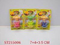ST215006 - SPINNING TOP WITH LIGHT （3 COLORS ASSORTED）