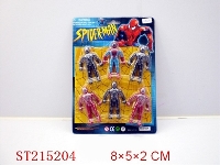 ST215204 - SPIDERMAN （MULTICOLORS ASSORTED 6PCS）