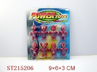 ST215206 - CARTOON  FIGURE（MORESTYLES ASSORTED 8PCS）